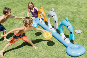 <span class=keywords><strong>Juego</strong></span> de Lanzamiento de Tiburón Inflable de PVC Directo de Fábrica, Juguete Acuático para Niños, <span class=keywords><strong>Juego</strong></span> de Lanzamiento de Agua para Piscina y Playa - Product Image 2