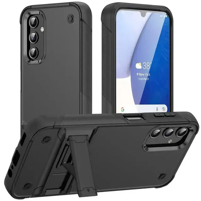 Shockproof Armor Phone Case with Kickstand for Samsung Galaxy S24 S23 Ultra S22 S21 Plus S20 FE A54 A53 A52 A14 A73 5GPhone Case