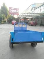 Remorque Robuste pour Motoculteur ou Motobineuse, Petite Remorque Agricole, Capacité de 1T
