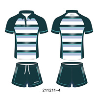 Akilex quantité minimale de commande basse Maillot de rugby personnalisé pour le club de rugby