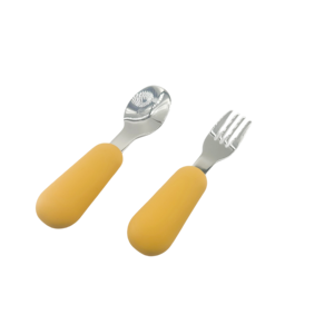 Juego de Cuchara y Tenedor de Acero Inoxidable Ecológico para Bebés, Apto para Alimentos, Libre de BPA, Cubiertos para Niños Pequeños, Utensilios para la Hora de Comer, Kit de Vajilla al por Mayor - Product Image 4