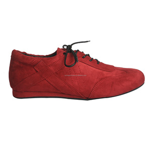 Zapatos de Baile Profesionales Unisex Cómodos de Ante Sintético Naranja para <span class=keywords><strong>Bachata</strong></span>, Baile de Salón, Jazz, con Suela Cepillada y Tacón Plano - Product Image 6