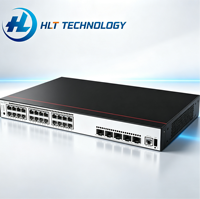Switch Gigabit Ethernet PoE+ de 24 Puertos 5735-S24P4XE-V2, Administrado en Nivel 3, Ranuras SFP+ de 4x10G, Apilable, Switch de Red Empresarial Inteligente