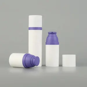 30ml 50ml 100ml Pearl Color And Silver Color Luxury PP Lotion Pump Airless Bottle