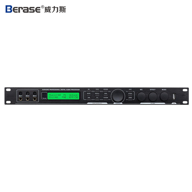 High Grade China Professional Audio Sound Equipment Karaoke Digital Processor With Software Interface