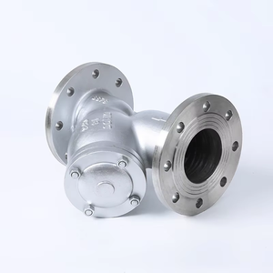 فلتر على شكل حرف Y فولاذية مصبوبة بحافة تفريغ مقاومة للتآكل - Product Image 3