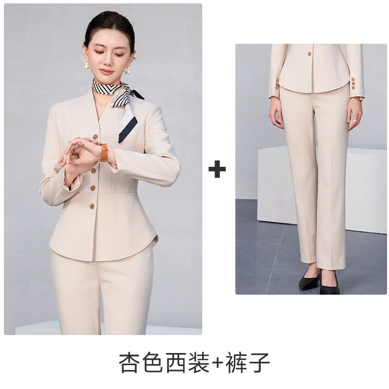apricot suit pants