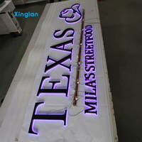 Letras de Canal LED Acrílicas Mini Personalizadas, Impermeables, Letrero con Logotipo Iluminado en 3D, Señalización para Tiendas, Publicidad Interior y Exterior