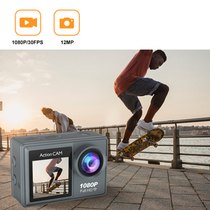 Caméra sportive et d'action étanche Ausek pour motos, petite et portable, angle de vue de 170 degrés, vidéo 60FPS, vlogging sur <span class=keywords><strong>Youtube</strong></span> - Product Image 5
