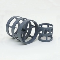95 ° Anneau Pall en CPVC résistant aux hautes températures 25mm 38mm 50mm 76mm pour épurateur de gaz industriel