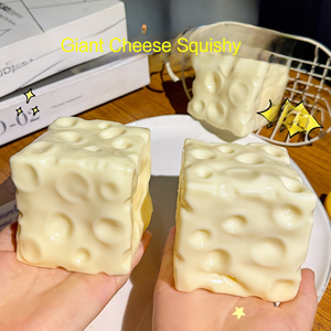 KJKJ Giocattolo Gigante Morbido a Forma di Formaggio Trasparente con Ripieno di Vaselina, Divertente, Non Si Dilata, Ideale per Feste, Unisex 14+ Anni - Product Image 4