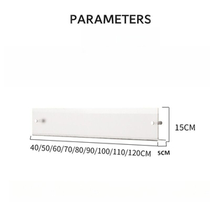 Étagère murale en acrylique transparente, étagères flottantes pour magazines, porte-<span class=keywords><strong>CD</strong></span>, organisateur gain de place, étagère murale de rangement - Product Image 4
