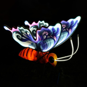 Lumière LED dynamique en forme de papillon pour l'éclairage extérieur, décoration libellule et abeille, lumière paysagère pour pelouse et insectes - Product Image 4