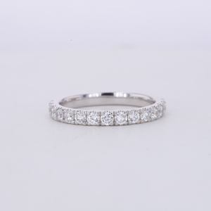 2.1mm DEF VVS VS ラウンド EXカット ラボダイヤモンド ジュエリー Starsgem ウェディング エタニティバンド 10K 14Kゴールド HPHT CVDダイヤモンドリング - Product Image 1