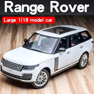 1/18 Land <span class=keywords><strong>Rover</strong></span> Range <span class=keywords><strong>Rover</strong></span> SUV fuoristrada in lega di <span class=keywords><strong>auto</strong></span> modello per bambini per bambini giocattolo regalo per veicolo in metallo ornamenti decorativi - Product Image 2