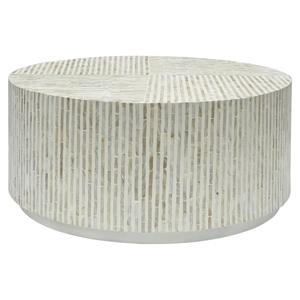 Venta al por mayor de madreperla redonda con incrustaciones de mesa de té para sala de estar muebles para el hogar hechas en Vietnam mesas de centro - Product Image 1