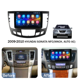 Xe đài phát thanh khung xe Stereo DVD Player khung <span class=keywords><strong>Kit</strong></span> đối với Hyundai Sonata NFC Auto AC 2009-2010 - Product Image 4
