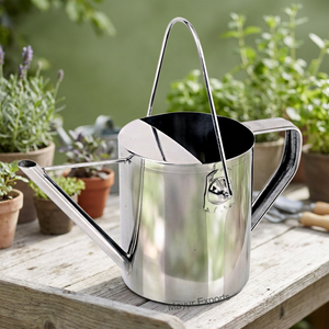 Arrosoir en acier inoxydable de 8 L, design métallique durable, pour usage domestique - Product Image 2
