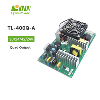 Alimentation électrique à découpage AC-DC Lynn Power personnalisée, haute stabilité, efficacité 85%, TL-400Q-A, 400W, quadruple sortie, entrée 176-264VAC