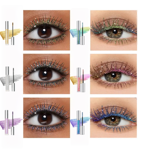 Máscara Brillante OEM, Fábrica Personaliza el Logotipo, <span class=keywords><strong>Pestañas</strong></span> Brillantes con Diamantes y Máscara Brillante Perlada <span class=keywords><strong>de</strong></span> Colores - Product Image 2