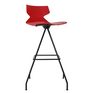 Tabouret <span class=keywords><strong>de</strong></span> <span class=keywords><strong>bar</strong></span> <span class=keywords><strong>pivotant</strong></span> en métal <span class=keywords><strong>de</strong></span> style <span class=keywords><strong>scandinave</strong></span>, norme ANSI/BIFMA, pour <span class=keywords><strong>bar</strong></span> à domicile et usage hôtelier, <span class=keywords><strong>chaise</strong></span> haute durable - Product Image 2