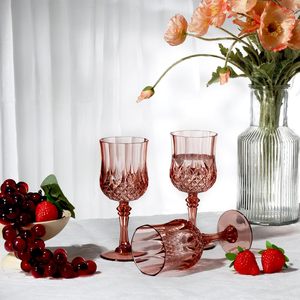 Nouveau gobelet en verre Vintage à tige à l'ancienne de luxe en diamant clair moderne pour Château Rauzan <span class=keywords><strong>Segla</strong></span> Château Argadens - Product Image 5