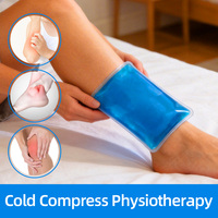 Bingzhen - Paquete de Hielo de PVC Reutilizable para Alivio del Dolor, Terapia Física, Compresa Fría y Caliente, 13*23cm, Paquete de Hielo de Gel de PVC