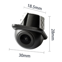 AHD Ip68 caméra de recul étanche avec ligne de stationnement petit chapeau de paille caméra de voiture à montage à vis caméra de recul intégrée universelle