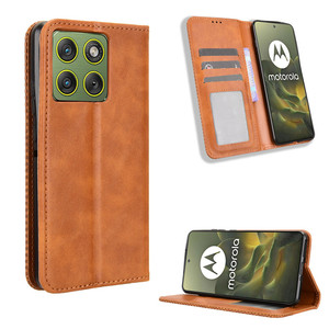 Funda de Cuero para Teléfono con Hebilla Magnética y Patrón Retro para Moto EDGE 70 5G/X70 Air 5G - Product Image 1