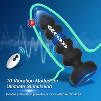 Jouet sexuel anal télécommandé vibrant et pénétrant avec modes de vibration et de pénétration, masseur de prostate pour homme et femme