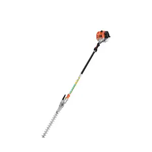 Gasoline Hedge Trimmers 25.6cc Gasoline Power Long Pole Hedge Trimmer Tree Trimming Machine