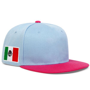 Özel Logo nakış baskı düz şapka çoklu stilleri düz boş meksika Snapback kapaklar erkekler için donatılmış beyzbol şapkası - Product Image 5