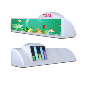 Pantalla LED Impermeable P8 HD para Techo de Taxi, Pantalla de Video Publicitaria, Tablero Electrónico de Desplazamiento, Caja de Luz Publicitaria para Taxi - Product Image 1