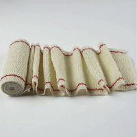 Bandage élastique médical jetable OEM en coton confortable, gaze douce, bandage en crêpe
