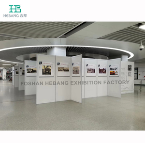 Mur de panneau en bois d'exposition modulaire réutilisable murs temporaires de galerie d'art pour le mur d'exposition d'art moderne d'exposition - Product Image 3