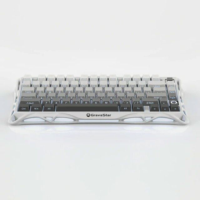 GravaStar Mercury K1 Lite 75% Mechanical Keyboard 80 Keys Hot Swappable 2.4G  Type-C Three Mode Gaming Keyboard