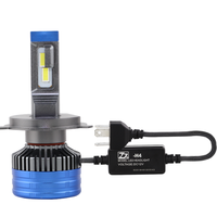 Ampoules LED de haute qualité pour motos, feux automobiles, H4 h13 90049007 hb2 9003, faisceau haut et bas, CANBUS sans erreur