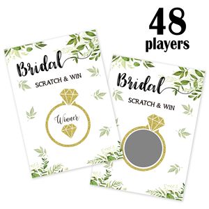Kit de cartes de jeu pour enterrement de vie de jeune fille, idéal pour les activités de fête prénuptiale, décorations amusantes pour invités et demoiselles d'honneur, et cadeau amusant - Product Image 1