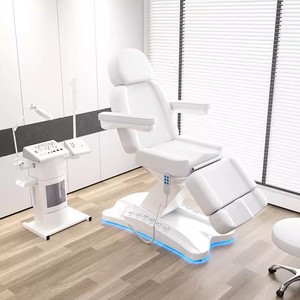 Cama de pestañas moderna lujosa 3/4 motores tienda de salón ajustable TRATAMIENTO DE Spa mesa de masaje eléctrica cama de belleza cosmética Facial - Product Image 3