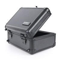 Boîte de rangement de cartes graduées en aluminium mousse personnalisée 1 2 3 rangées étui de cartes à collectionner de qualité supérieure pour psa étui de dalles de cartes de sport graduées