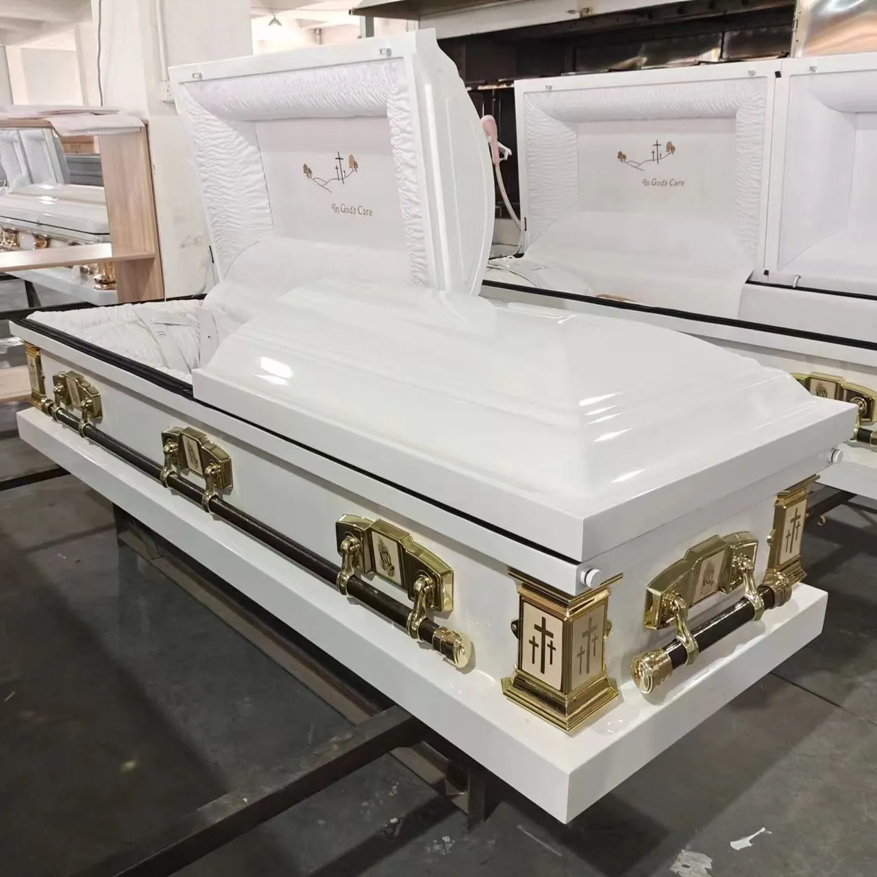 AS02 cercueils et cercueils en acier fournitures funéraires