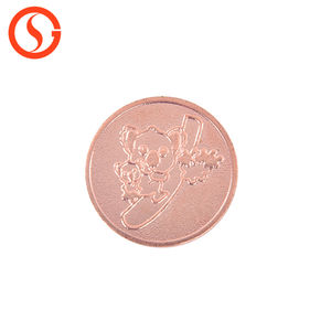 Logo personnalisé pour jeton de jeux d'amusement à <span class=keywords><strong>prix</strong></span> d'usine en argent et or en laiton - Product Image 3