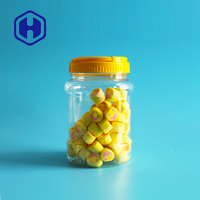 Bocaux à biscuits en plastique transparents de 900 ml (30 oz) à large ouverture, étanches, pour bonbons, snacks, chocolat - Qualité alimentaire sans BPA