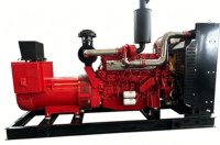 Générateur à gaz à châssis ouvert de 300 kW, refroidi par eau, avec démarrage automatique/à distance pour l'alimentation de secours industrielle