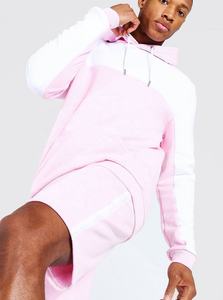 Ensemble de deux pièces de Fitness en Polyester pour hommes, Spandex, vêtements de Sport, de haute qualité, court d'entraînement, - Product Image 3