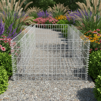 Meilleur prix pour cage/panier/boîte gabion en treillis carré soudé galvanisé avec service de découpe