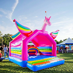 Château gonflable extérieur en PVC avec toboggan, combo gonflable commercial pour enfants - Product Image 3