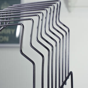 Organisateur de bureau à domicile avec trieur de fichiers en métal à 8 colonnes Treillis métallique <span class=keywords><strong>CD</strong></span> DVD Porte-revues Design incliné - Product Image 5