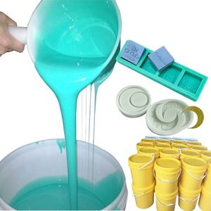 添加硬化液体シリコーンゴム製エポキシ樹脂コースター型緑色食品グレードシリコーン製シリコーン型 - Product Image 3