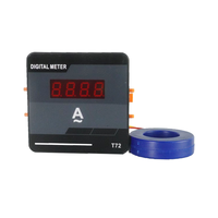 AOTAI T72 300A AC50-500V Ampèremètre numérique monophasé LED avec transformateur de courant Précision 1%